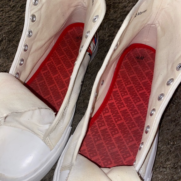 H&M Marvel Canvas Sneakers - White and Pink - Picture 5 of 8
